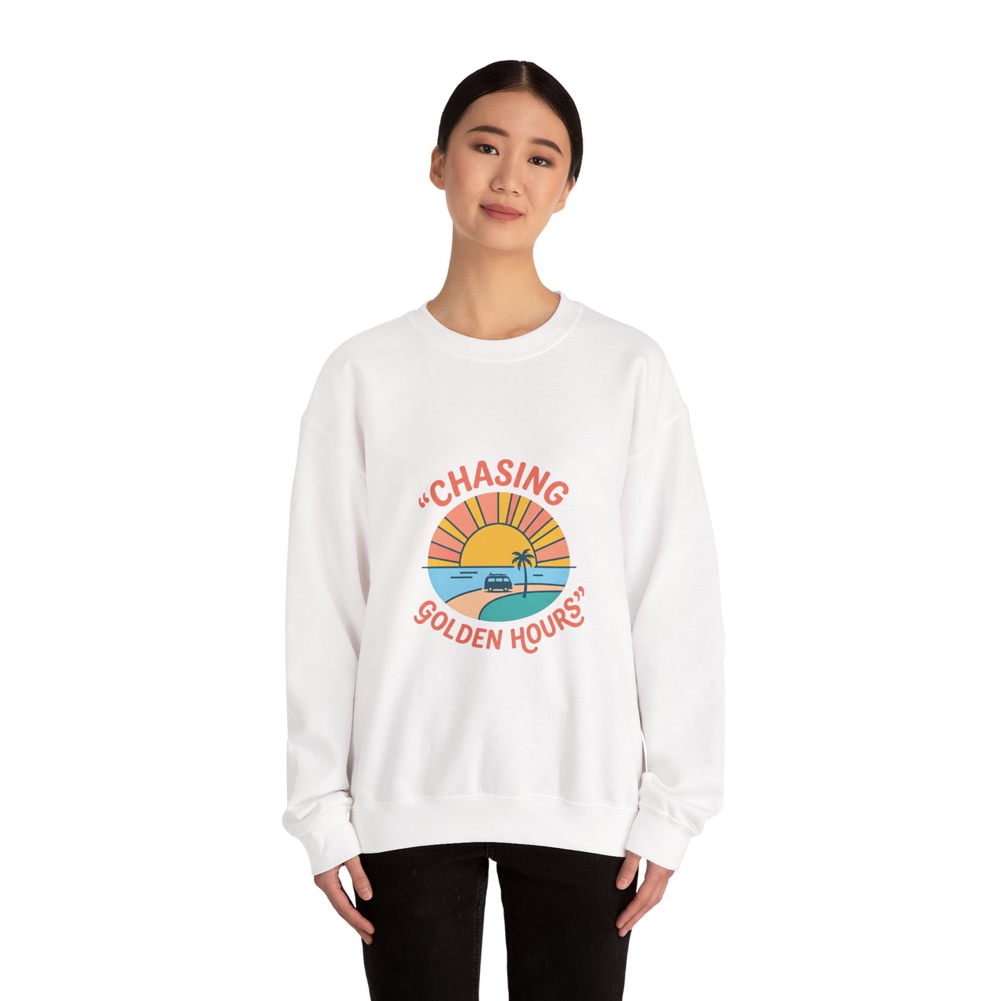 Chasing Golden Hours Sweatshirt | summer aesthetic, coastal vibes