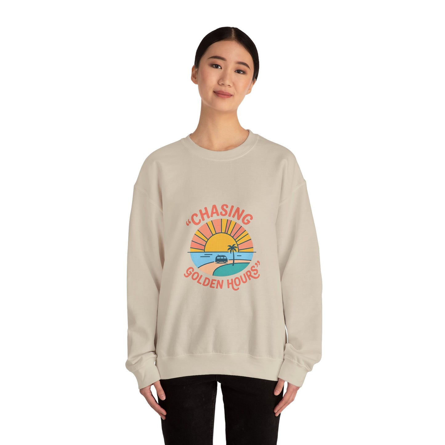 Chasing Golden Hours Sweatshirt | summer aesthetic, coastal vibes