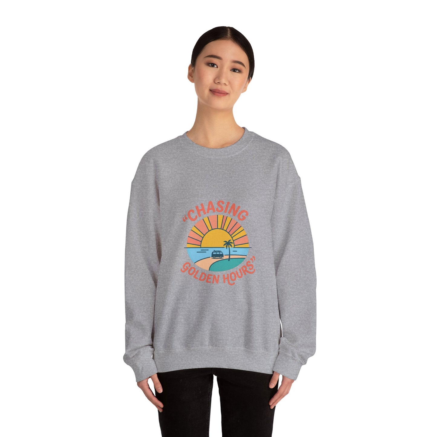 Chasing Golden Hours Sweatshirt | summer aesthetic, coastal vibes