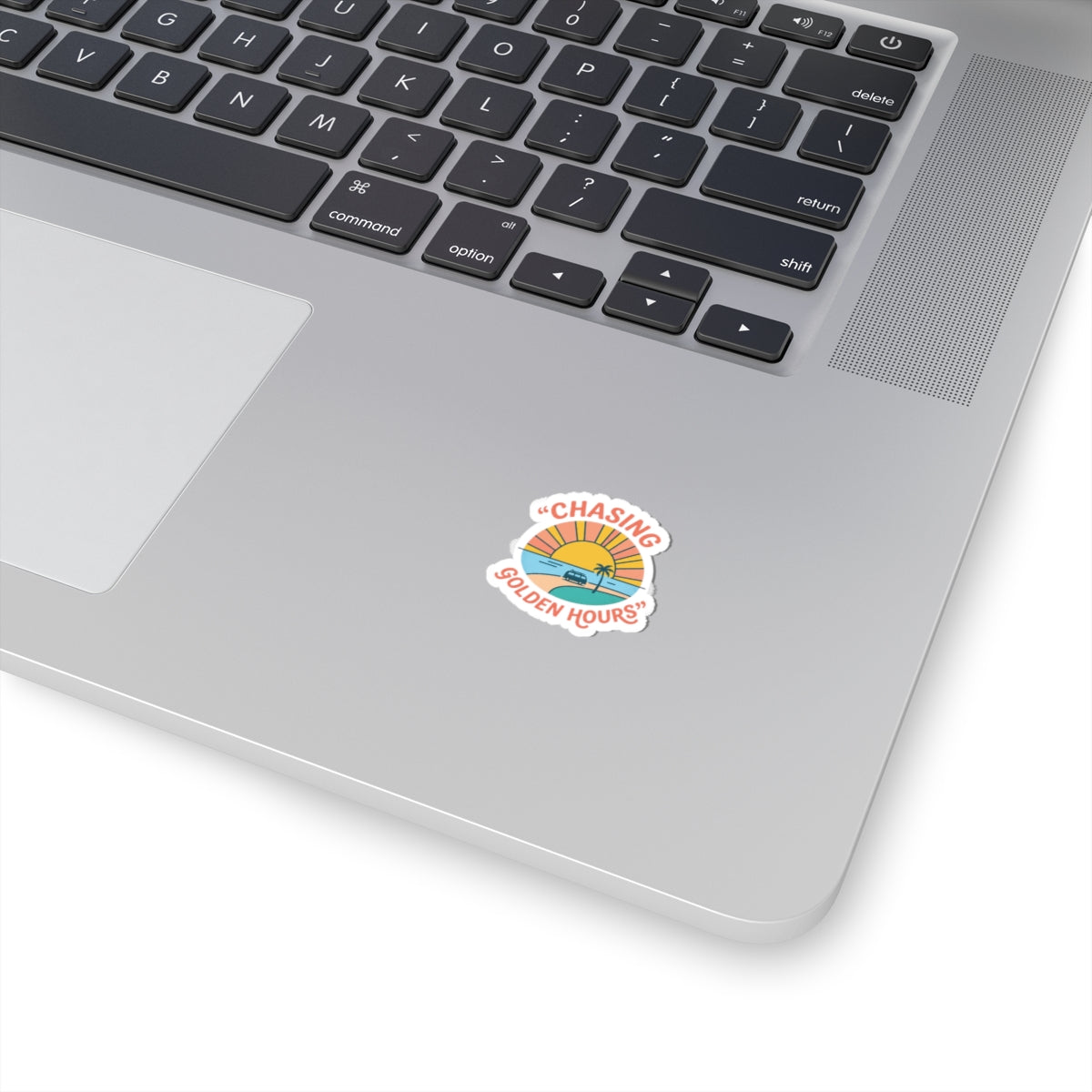 Chasing Golden Hours Kiss-Cut Sticker | summer aesthetic, coastal vibes